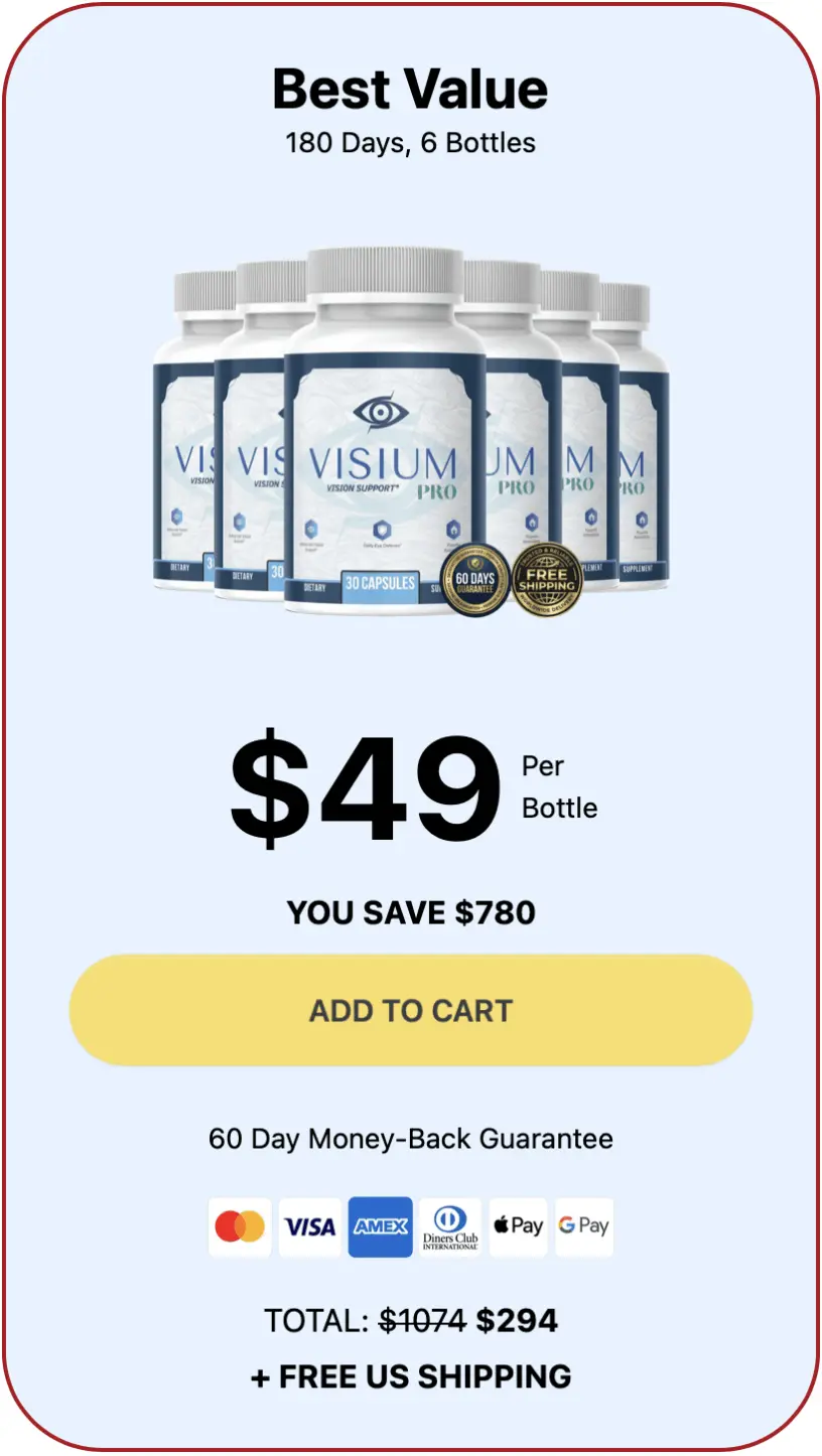 VisiumPro bottle close-up